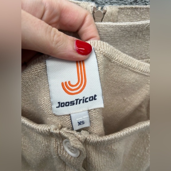 Joostricot solid pants + Linen Button down Crop Cami beige Sandstone - Picture 5 of 11